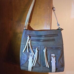Cute Gray No Name Crossbody Bag